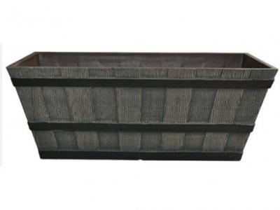 Gardener Select Whiskey Barrel Trough Planter   22"