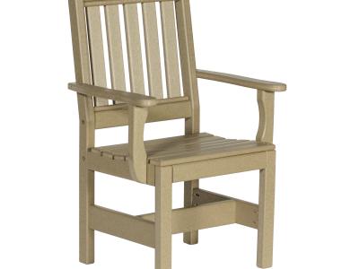 #221D English Garden Arm Chair Dining Standard 20"D x 24"W x 41"H
