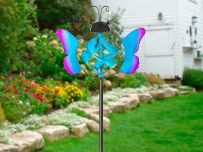 Butterfly Bug Wind Spinner 55"H