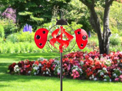 Ladybug Wind Spinner 55"H