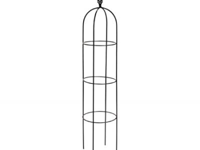 Spiral Twist Obelisk Black