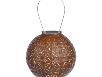 Round Sashiko Battery Lantern