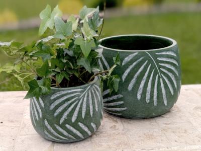Green Planters Set