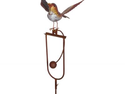 STAKE ROCKING BIRD LANDING